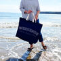 Personalised Weekends Giant Shopping And Beach Bag, thumbnail 1 of 4