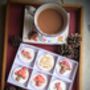 Personalised' Fun Guy 'Mushroom Biscuit Box, thumbnail 4 of 5