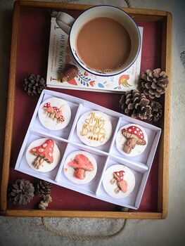 Personalised' Fun Guy 'Mushroom Biscuit Box, 4 of 5