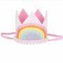 Rainbow First Birthday Party Crown, thumbnail 2 of 3