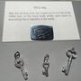 Key Of Life With Personalised Charm, thumbnail 1 of 3