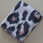 Personalised Cashmere Blend Leopard Scarf, thumbnail 8 of 12