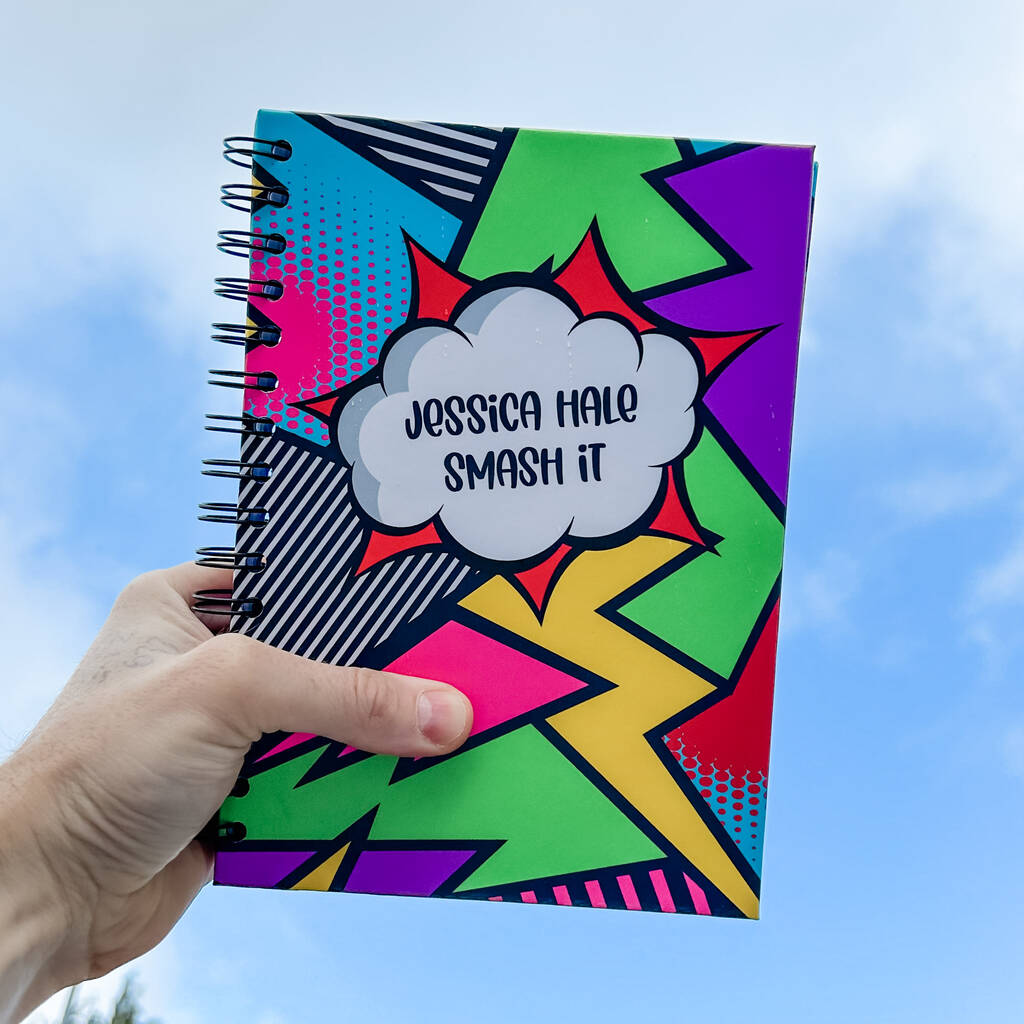 Pop Art Personalised Daily Planner By Hem Studios