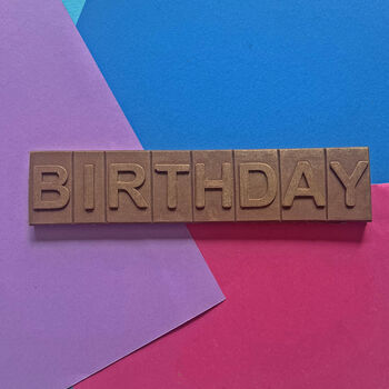 Chocolate Birthday Message, 4 of 4