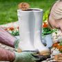 Personalised Braidley White Welly Boots Planter, thumbnail 1 of 8