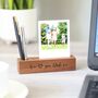 Personalised Pen Holder Photo Block And Print, thumbnail 3 of 9