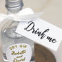 Personalised White And Gold Mini Gin Wedding Favours, thumbnail 3 of 5