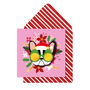 Christmas Santa French Bulldog, Personalised Card, thumbnail 1 of 5