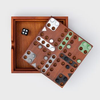 Ludo Wooden Board Game, 2 of 6