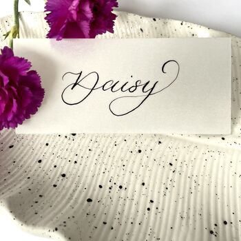 Vellum Calligraphy Place Cards, 4 of 5