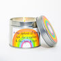 Rainbow For Hope Candle, thumbnail 1 of 2