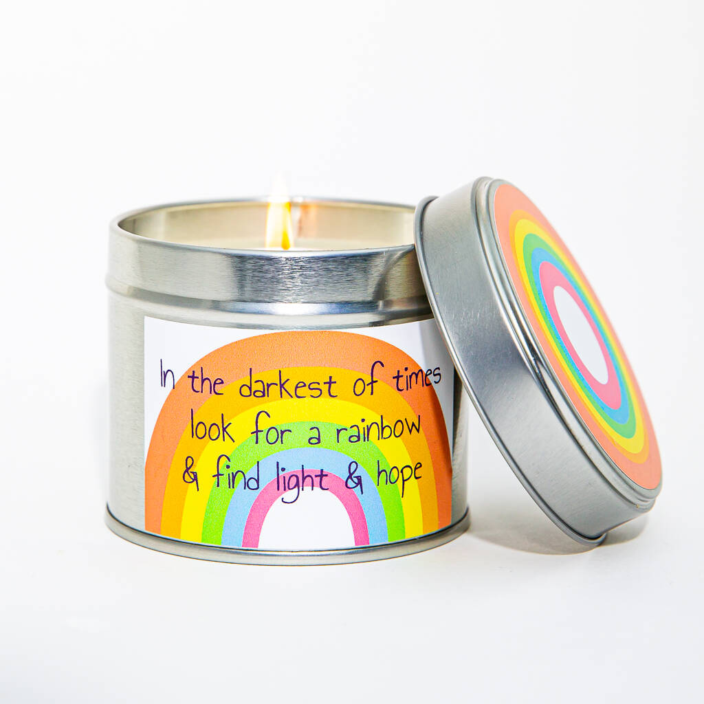 Rainbow For Hope Candle By KernowSpa