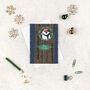 Woodpecker Christmas Card, thumbnail 2 of 3