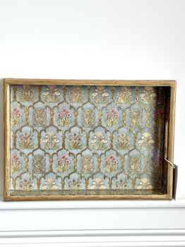 Luxury Lacquer Coated Wood Serving Tray, Printed Medium Size, 12 of 12