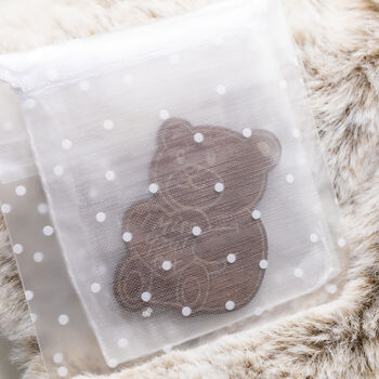 Little I Miss You Pocket Hug Token 3x, Walnut Bear, Letter Box Gift, Keepsake, 5 of 5