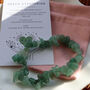 Green Aventurine Chip Bracelet – Luck And Heart Energy, thumbnail 3 of 6