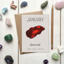 Birthstone Illustration Birthday Card, thumbnail 1 of 12
