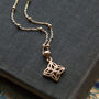 Sterling Silver Celtic Square Necklace, thumbnail 4 of 6