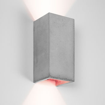 Rectangular Concrete Wall Light Grey, 2 of 7