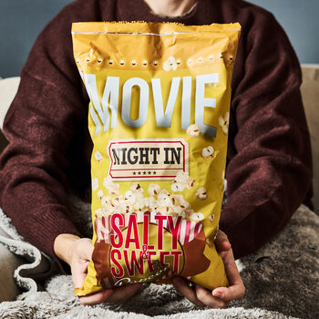 Giant Movie Night Popcorn Bag For Him, 2 of 2