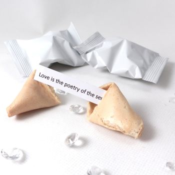 300 Personalised Wedding Fortune Cookie Wedding Favours, 3 of 11