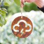 Weather Symbol Hanging Garden Decoration Rusty, thumbnail 6 of 12