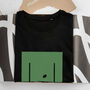 Organic Cotton Rugby Lover Graphic Tee, thumbnail 2 of 6