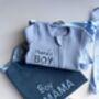 Personalised Baby And Mommy Gift Set, New Mom Gift, Matching 2pcs Set And Zip Romper , Perfect For Mother's Day, Baby Shower, thumbnail 3 of 12
