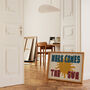 Here Comes The Sun Hand Painted Wall Art Print, thumbnail 3 of 7