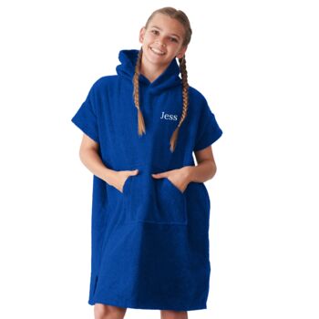 Personalised Children Quick Dry Microfibre Poncho, 3 of 10