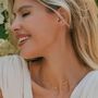 Moroccan Charm Gold Plated Peridot Necklace, thumbnail 4 of 12
