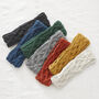 Fair Trade Cable Knit Wool Lined Earwarmer Headband, thumbnail 1 of 12