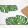 Tropical Leaf Placemat Set, thumbnail 2 of 9