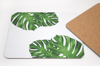 Tropical Leaf Placemat Set, 2 of 9
