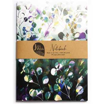 Biophilia A5 Recycled Plain Notebooks | Set Of Four, 3 of 5