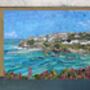 Port Isaac Cornwall Upcycled Collage Greetings Card, thumbnail 1 of 4