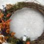 Small Halloween Wreath With Dried Flowers, thumbnail 4 of 4