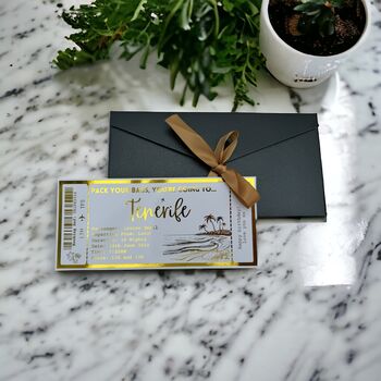 Amsterdam Personalised Holiday Gift Voucher Ticket, 6 of 10