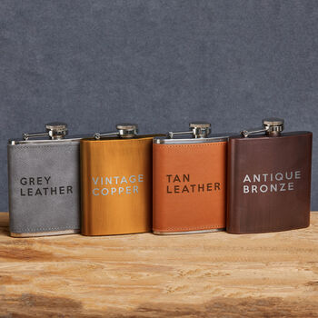 Personalised Name Hipflask Whiskey Gifts For Men Him, 2 of 4