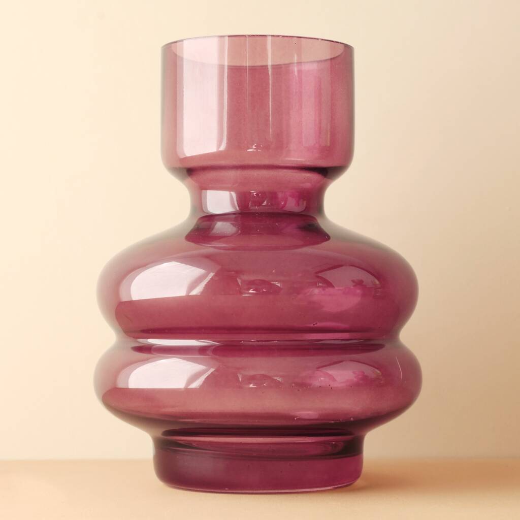 Medium Pink Bubble Vase, H20cm, 1 of 2
