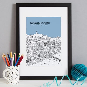 Personalised Dundee Graduation Gift Print, 7 of 9