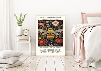 Natural History Museum Bee Art Print, 2 of 3