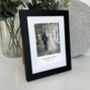 Personalised Photo Printed And Framed In Black, thumbnail 5 of 8