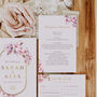 Blossom Wedding Invitations Set With Inserts Sample, thumbnail 4 of 5