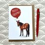 Horse Christmas Card, thumbnail 4 of 6