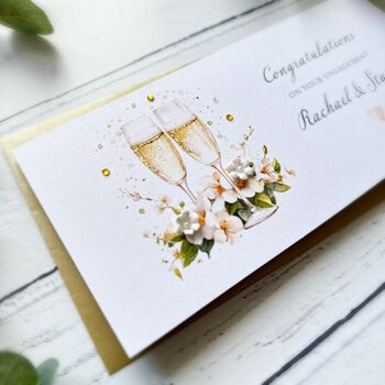 Handmade Money Wallet For Engagement Gift Of Cash. Personalised, 2 of 4