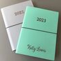 Personalised 2023 Leather Diary, thumbnail 2 of 11
