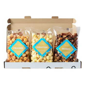 'Thank You' Gourmet Popcorn Letterbox Gift, 4 of 5