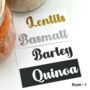 Vinyl Label Stickers For Food Jars And Containers, thumbnail 5 of 8