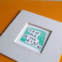 You, Me And The Dog Mini Art Print, thumbnail 4 of 8